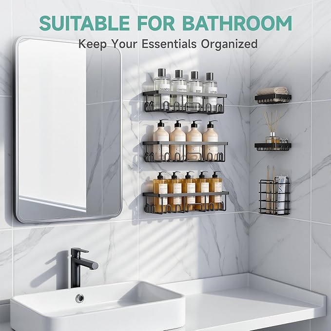 Veken Shower Caddy 6-Pack