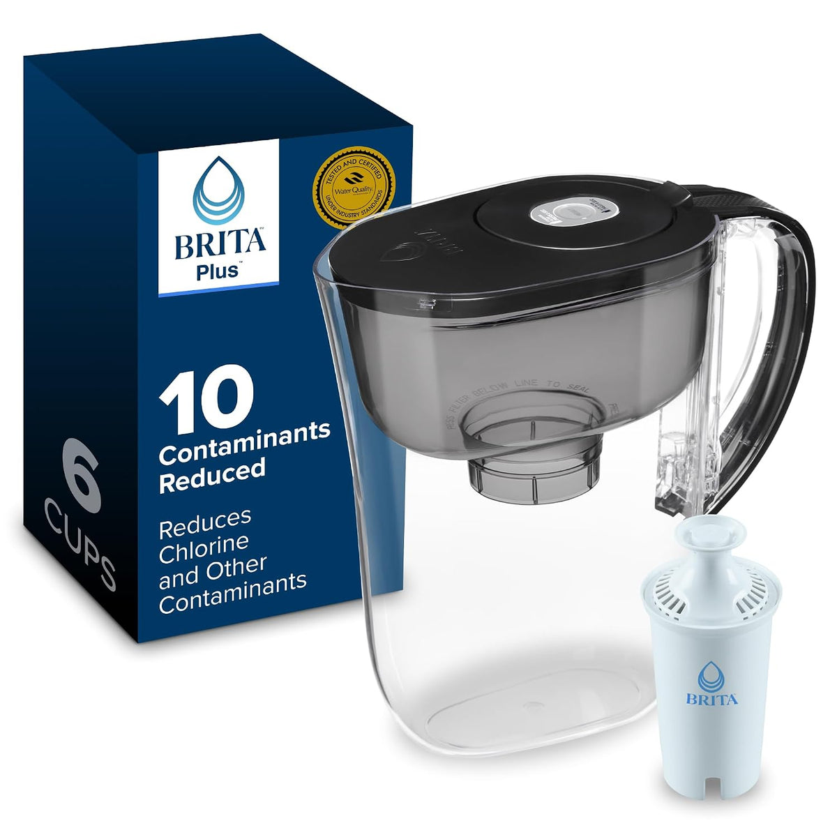 Brita Small 6 Cup Water Filter Pitcher