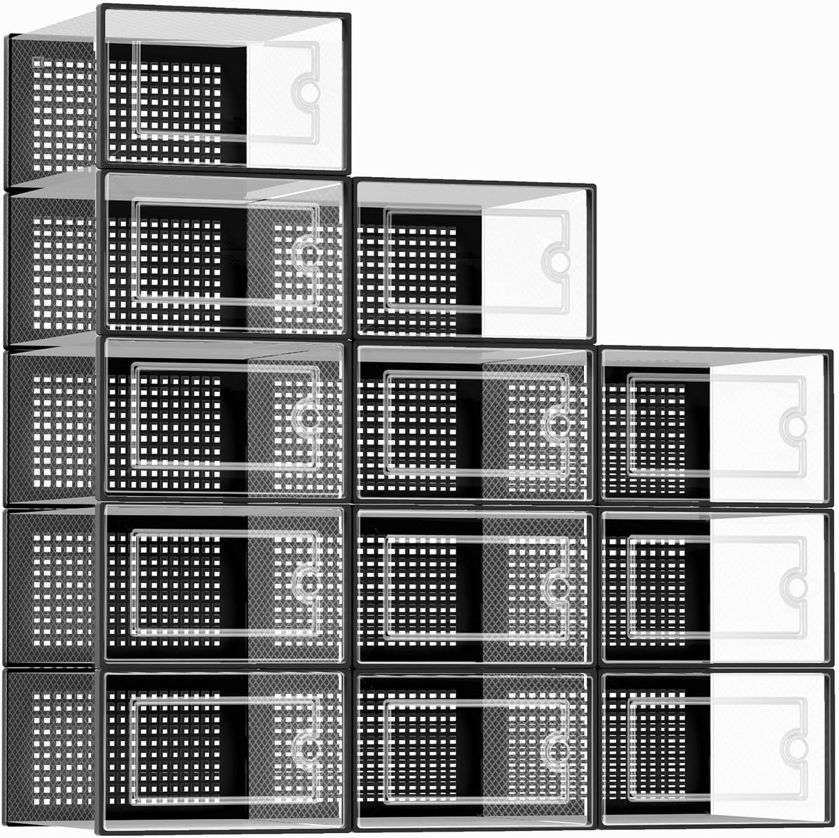 Kuject X-Large Shoe Storage Boxes 12 Pack