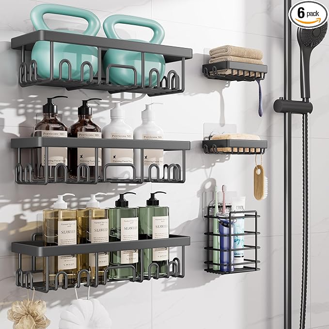 Veken Shower Caddy 6-Pack