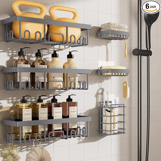 Veken Shower Caddy 6-Pack