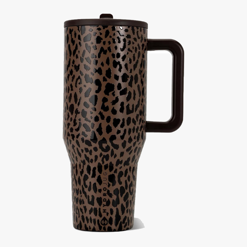 Insulated Tumbler with Handle & Straw, Pink Sand