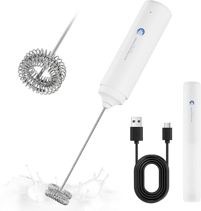 New England Stories Handheld Rechargeable Milk Frother Wand
