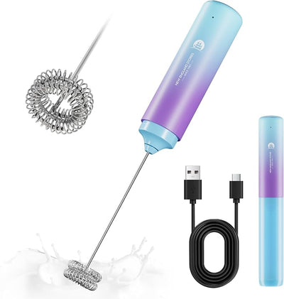 New England Stories Handheld Rechargeable Milk Frother Wand