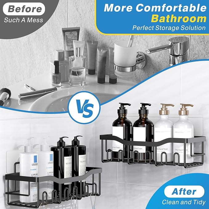 EUDELE Adhesive Shower Caddy