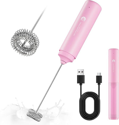 New England Stories Handheld Rechargeable Milk Frother Wand