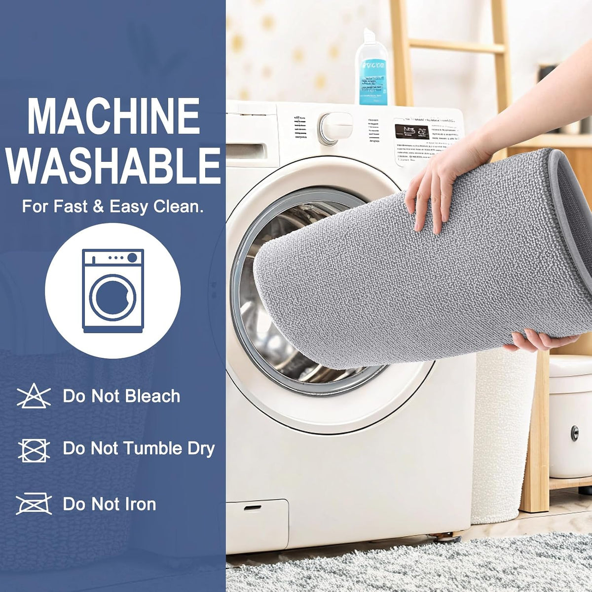 Thick Memory Foam Bathroom Rugs