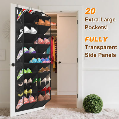 20-30 Pairs Over the Door Shoe Organizer