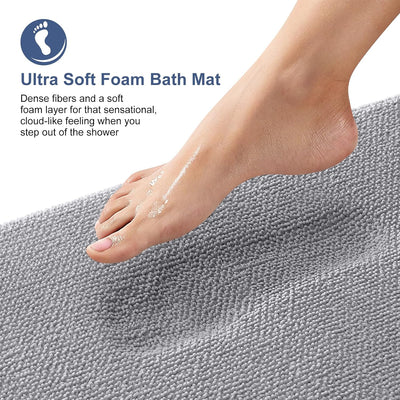 Thick Memory Foam Bathroom Rugs