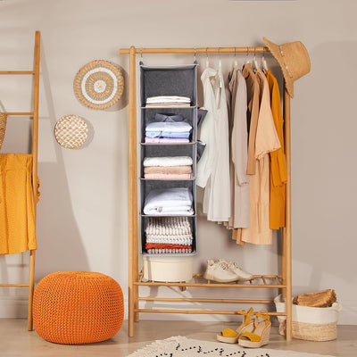 BOOMIBOO Hanging Closet Organize and Shelves