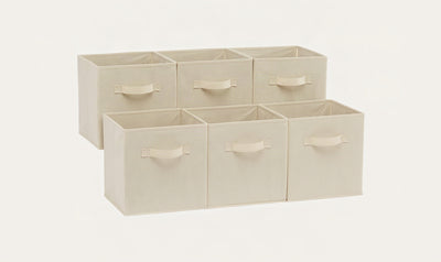 Amazon Basics Collapsible Fabric Storage Cubes Organizer