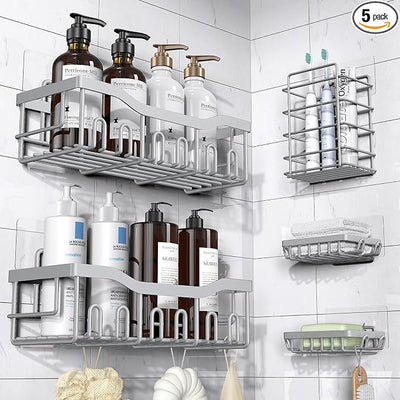 EUDELE Adhesive Shower Caddy