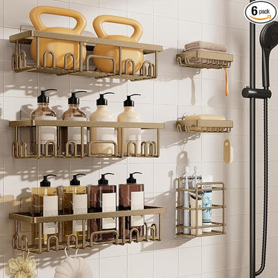 Veken Shower Caddy 6-Pack
