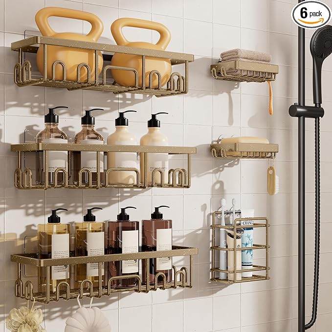 Veken Shower Caddy 6-Pack