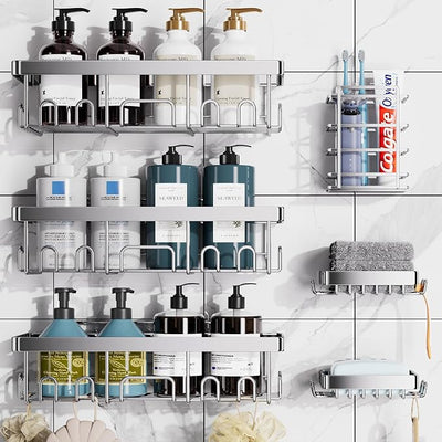 Veken Shower Caddy 6-Pack