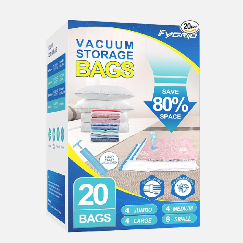 Saver Vacuum Storage Bags with Hand Pump, 20 Combo