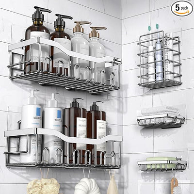 EUDELE Adhesive Shower Caddy