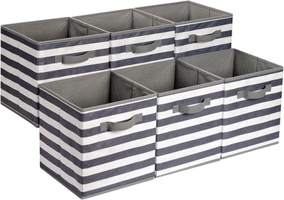Amazon Basics Collapsible Fabric Storage Cubes Organizer
