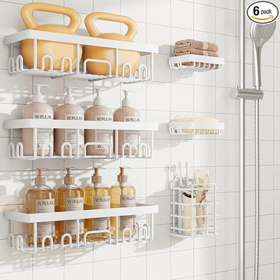 Veken Shower Caddy 6-Pack