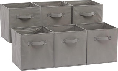 Amazon Basics Collapsible Fabric Storage Cubes Organizer